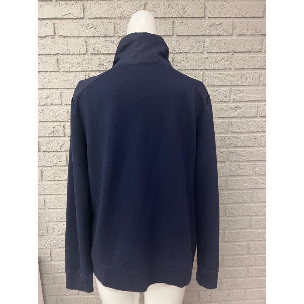 Ralph Lauren Navy High Neck Jacket Size L - Picture 2 of 9